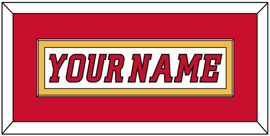 Calgary Nameplate - Road White (2007-2017) - Essential Tier 3