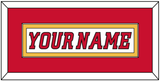 Calgary Nameplate - Road White (2007-2017) - Single Mat 3