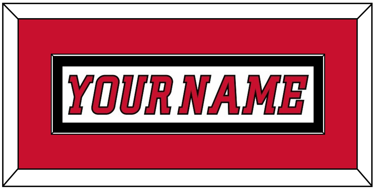 Calgary Nameplate - Road White (2007-2017) - Essential Tier 4