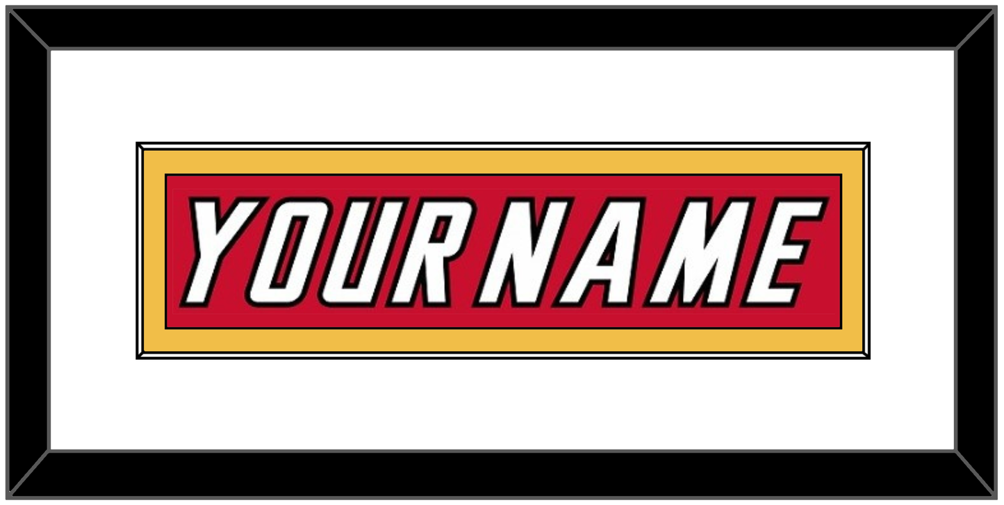 Calgary Nameplate - Road Red (1995-2000) - Essential Tier 1