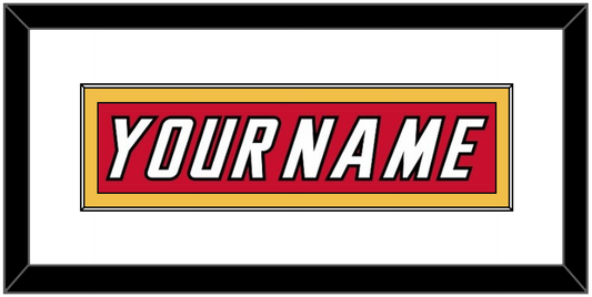 Calgary Nameplate - Road Red (1995-2000) - Essential Tier 1