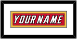 Calgary Nameplate - Road Red (1995-2000) - Single Mat 1