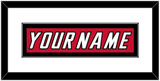 Calgary Nameplate - Road Red (1995-2000) - Single Mat 2