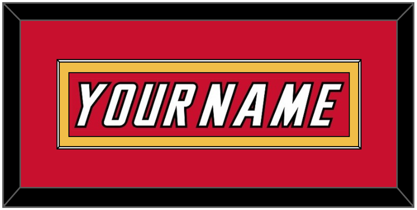 Calgary Nameplate - Road Red (1995-2000) - Essential Tier 3