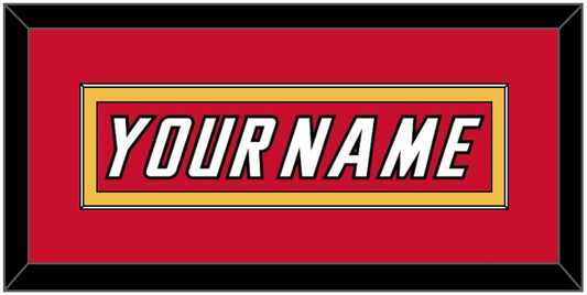 Calgary Nameplate - Road Red (1995-2000) - Essential Tier 3