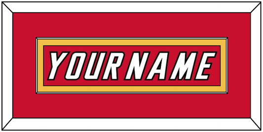 Calgary Nameplate - Road Red (1995-2000) - Essential Tier 3