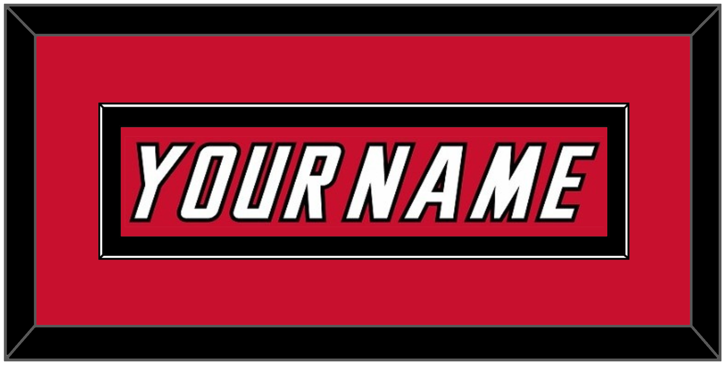 Calgary Nameplate - Road Red (1995-2000) - Essential Tier 4