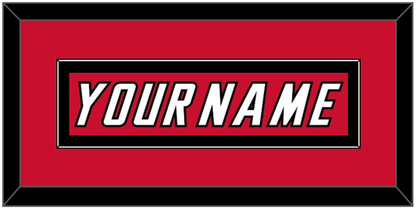 Calgary Nameplate - Road Red (1995-2000) - Essential Tier 4