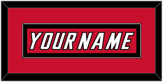 Calgary Nameplate - Road Red (1995-2000) - Essential Tier 4