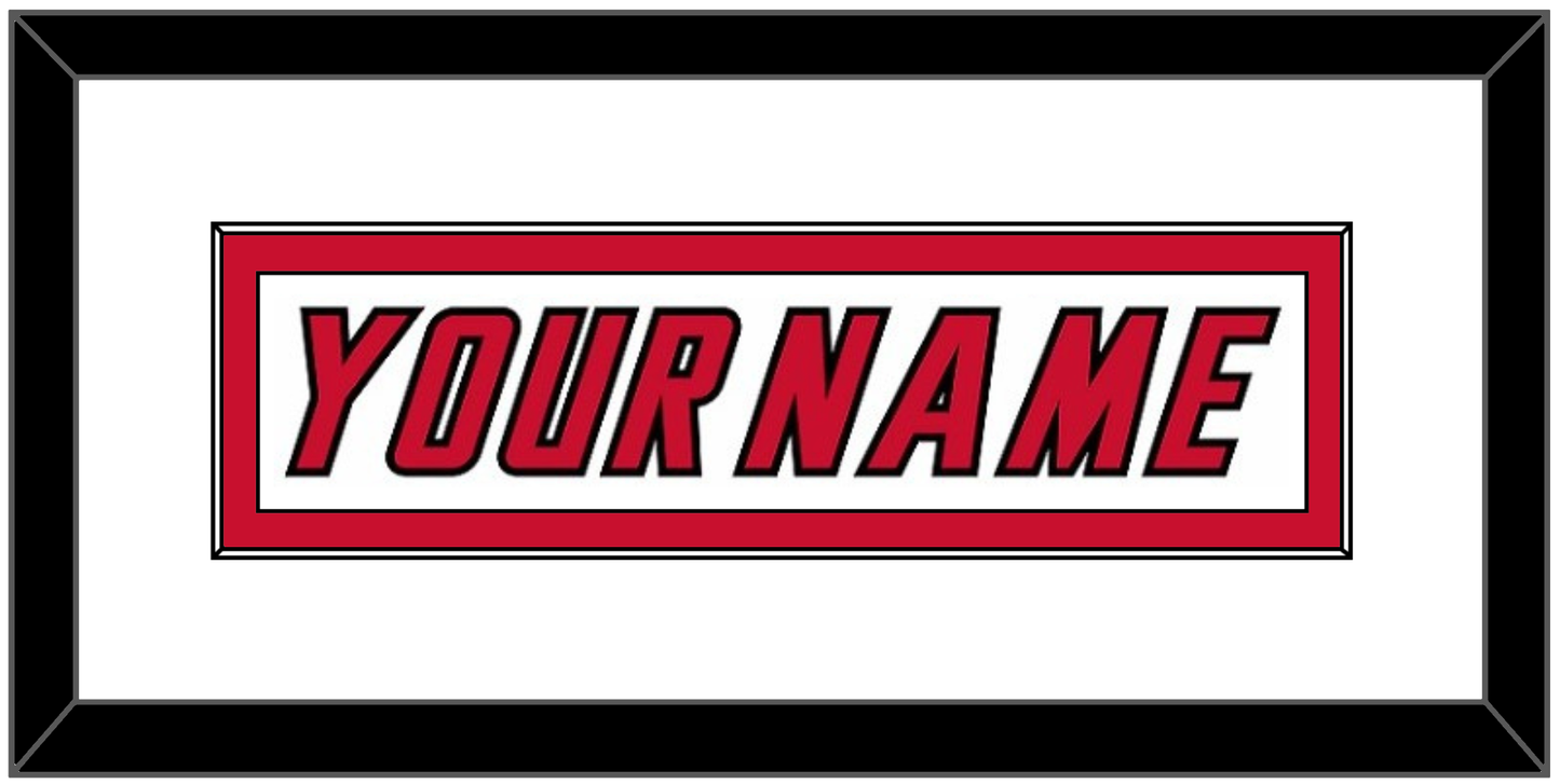 Calgary Nameplate - Home White (1995-2000) - Essential Tier 1