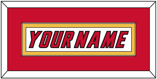 Calgary Nameplate - Home White (1995-2000) - Essential Tier 3