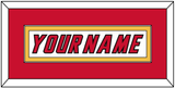 Calgary Nameplate - Home White (1995-2000) - Single Mat 3