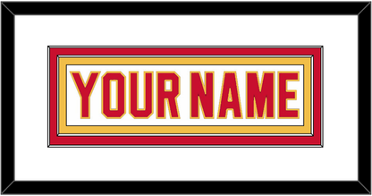 Calgary Nameplate - Road White - Signature Tier 1