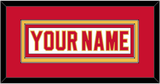 Calgary Nameplate - Road White - Double Mat 2
