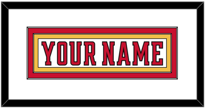 Calgary Nameplate - Road White (2017-2020) - Signature Tier 1