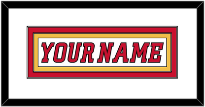 Calgary Nameplate - Road White (2007-2017) - Signature Tier 1
