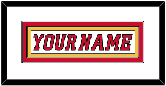 Calgary Nameplate - Road White (2007-2017) - Signature Tier 1