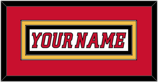 Calgary Nameplate - Road White (2007-2017) - Signature Tier 2