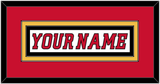 Calgary Nameplate - Road White (2007-2017) - Double Mat 2