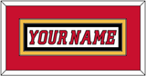 Calgary Nameplate - Road White (2007-2017) - Double Mat 2