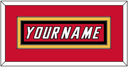 Calgary Nameplate - Road Red (1995-2000) - Signature Tier 2