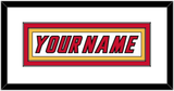 Calgary Nameplate - Home White (1995-2000) - Double Mat 1