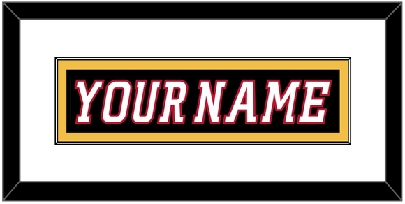 Calgary Nameplate - Alternate Black - Single Mat 1