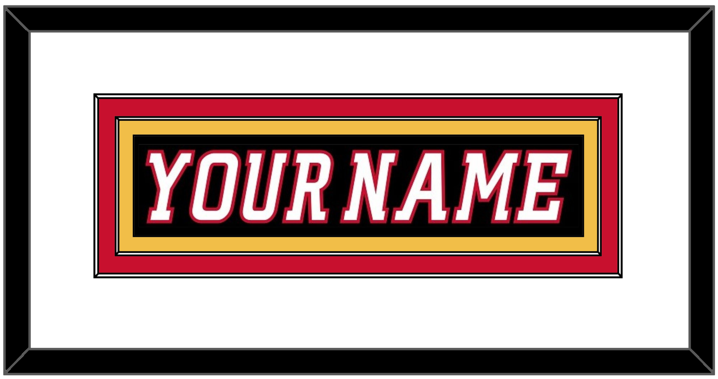 Calgary Nameplate - Alternate Black - Signature Tier 1