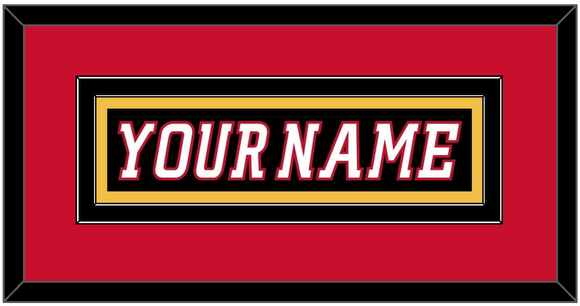 Calgary Nameplate - Alternate Black - Double Mat 3