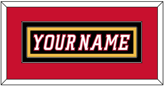 Calgary Nameplate - Alternate Black - Signature Tier 3