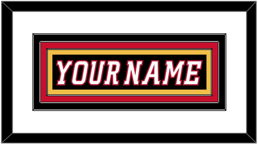 Calgary Nameplate - Alternate Black - Premier Tier 1