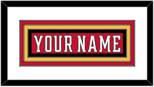 Calgary Nameplate - Home Red (2017-2020) - Premier Tier 1