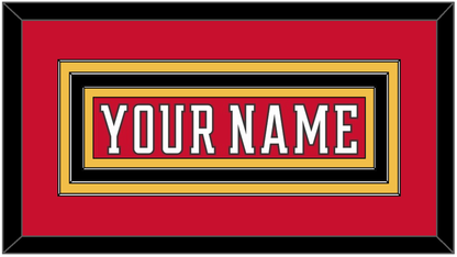 Calgary Nameplate - Home Red (2017-2020) - Premier Tier 2