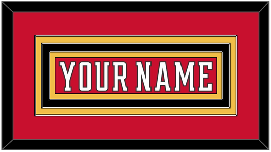 Calgary Nameplate - Home Red (2017-2020) - Premier Tier 2