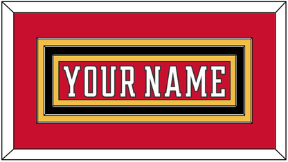 Calgary Nameplate - Home Red (2017-2020) - Premier Tier 2