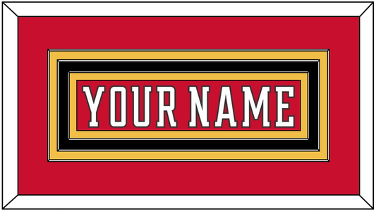Calgary Nameplate - Home Red (2017-2020) - Premier Tier 2
