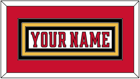 Calgary Nameplate - Road White (2017-2020) - Premier Tier 2