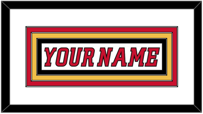 Calgary Nameplate - Road White (2007-2017) - Premier Tier 1