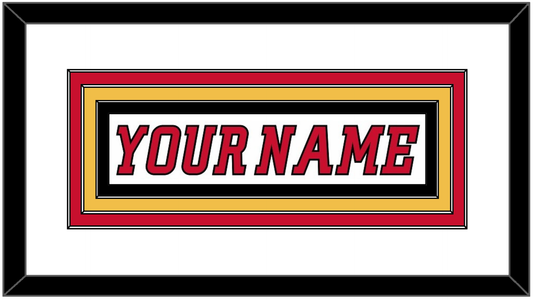 Calgary Nameplate - Road White (2007-2017) - Premier Tier 1