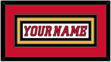 Calgary Nameplate - Road White (2007-2017) - Triple Mat 2