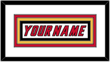 Calgary Nameplate - Home White (1995-2000) - Triple Mat 1