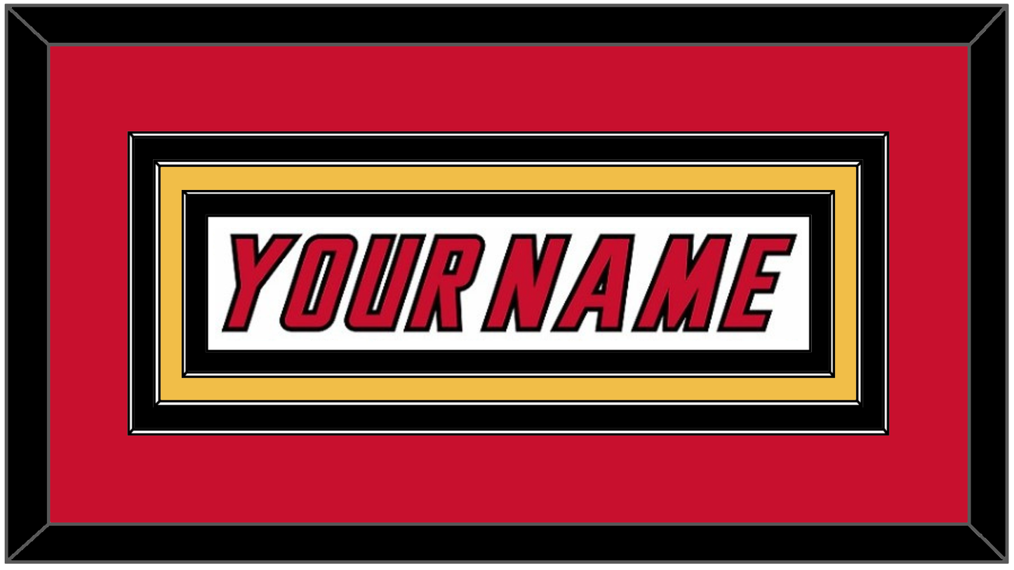 Calgary Nameplate - Home White (1995-2000) - Premier Tier 2