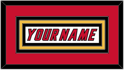 Calgary Nameplate - Home White (1995-2000) - Premier Tier 2