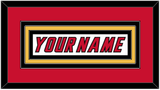 Calgary Nameplate - Home White (1995-2000) - Triple Mat 2