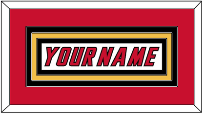 Calgary Nameplate - Home White (1995-2000) - Premier Tier 2
