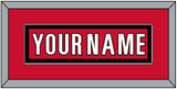 Carolina Nameplate - Home Red / Road White (2013-2017) - Single Mat 2