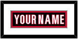 Carolina Nameplate - Home Black (2022-2023) - Single Mat 1