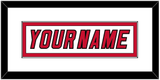 Carolina Nameplate - Home/Road White (2000-2007) - Single Mat 1