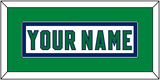Carolina Nameplate - Heritage White - Single Mat 3