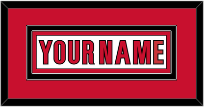 Carolina Nameplate - Road White (2019-2025) - Signature Tier 2